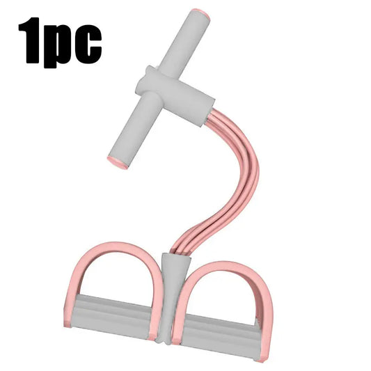 Multifunctional Resistance Band with Foot Pedal for Chest and Leg Exercises