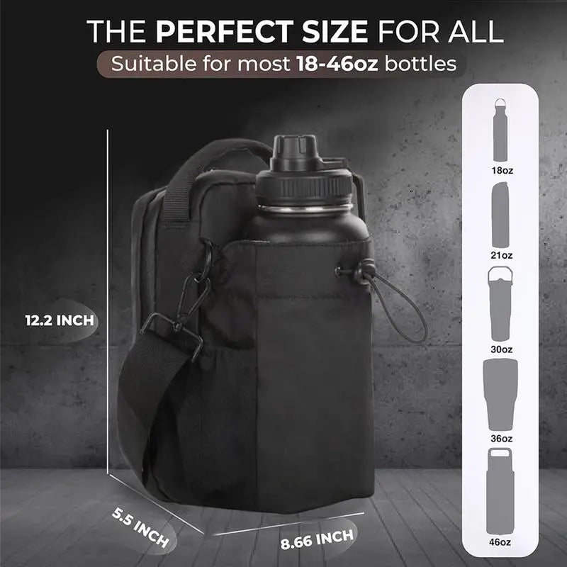 MAGNETIC BOTTLE BAG Magnetic Gym Bag for Gym (Without Water Bottle) , Magnetic Fitness Bag Travel, Work, and Sports Wmagnetic Bag Gym Accessories Organizer for Men Women Portable