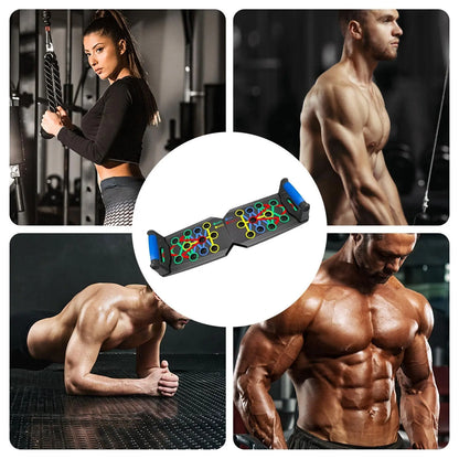 Push-Up Fitness Stands and Board for Pectoral and Abdominal Training - Versatile Indoor Fitness Equipment for Campus, Workplace, Travel, and Gym Use