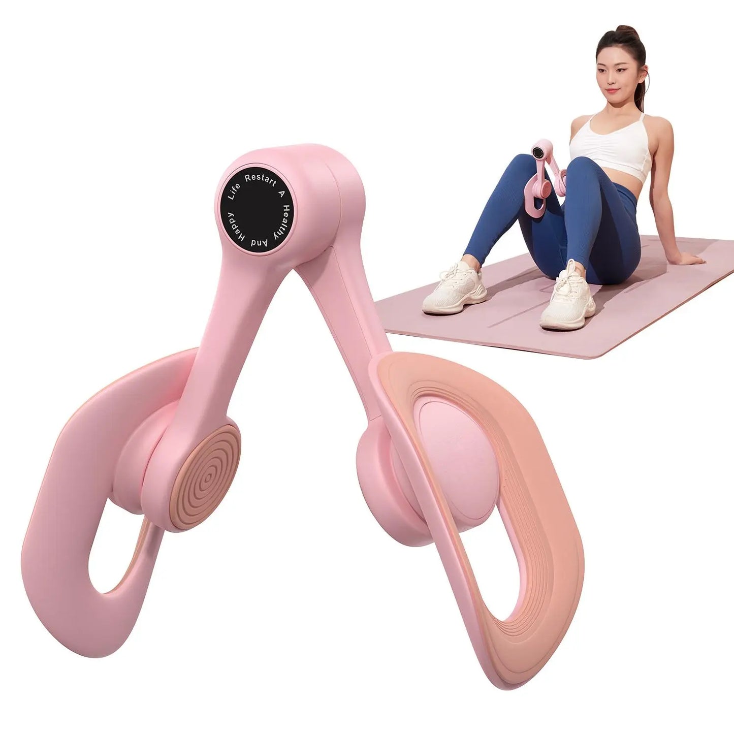 Merach Thigh Trainer Home Fitness Equipment for Inner Thigh, Legs, Arms, Arm Trimmers Optional Versions: Standard, Strap, Smart Counter Blue Summervibes