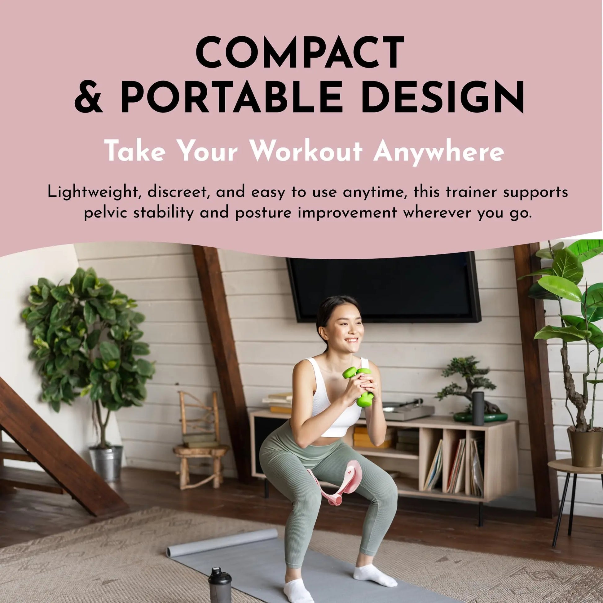 Pelvic Floor Muscle Training and Repair Device - Pelvic Floor Thigh Exercise Device - Portable Kegel System Strengthening Exerciser for Men Women Inner Outer Muscle - Hip Abductor Master Trainer & Leg Workout Equipment for Home Fitness