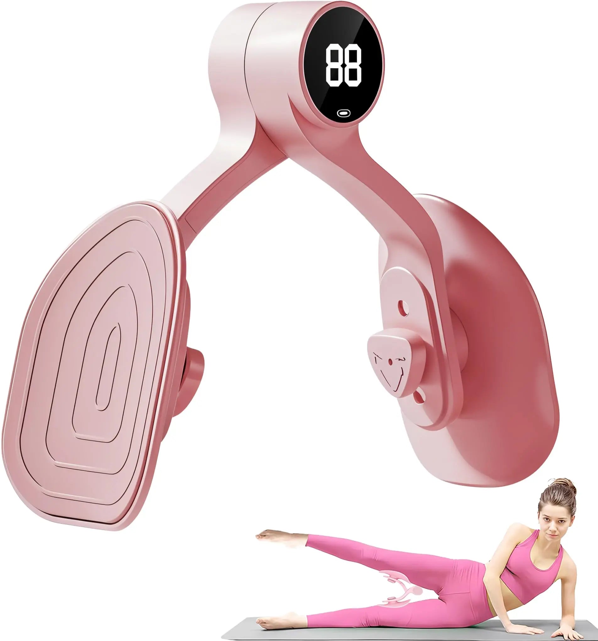 Pelvic Floor Muscle Training and Repair Device - Pelvic Floor Thigh Exercise Device - Portable Kegel System Strengthening Exerciser for Men Women Inner Outer Muscle - Hip Abductor Master Trainer & Leg Workout Equipment for Home Fitness