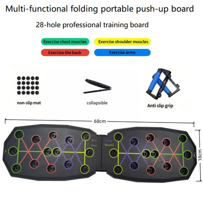 Push-Up Fitness Stands and Board for Pectoral and Abdominal Training - Versatile Indoor Fitness Equipment for Campus, Workplace, Travel, and Gym Use